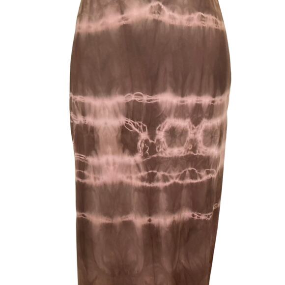 Vintage Brown and Pink Maxi Slip, Size Medium - Picture 6 of 6